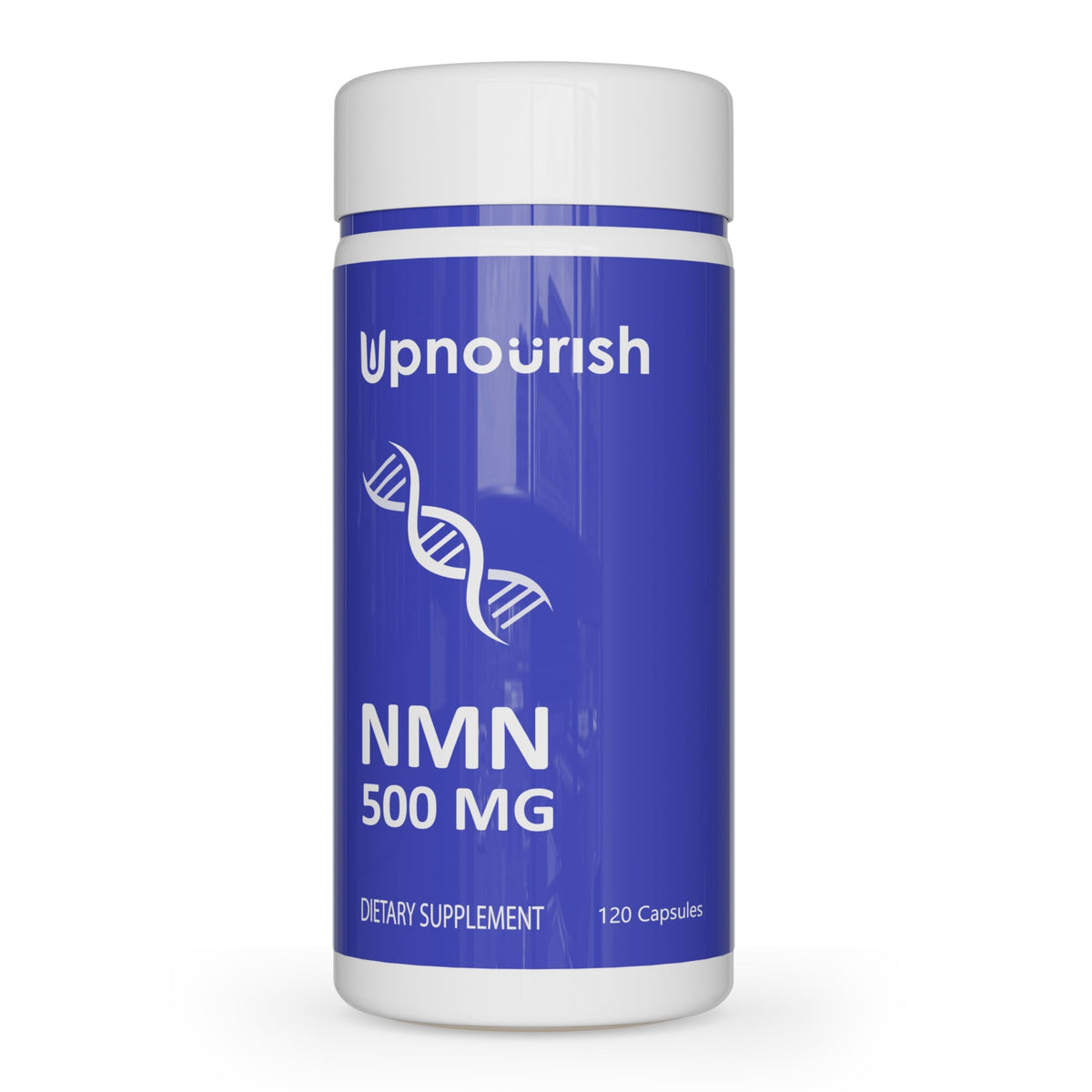 UpNourish NAD+ support 500mg NMN supplement front view
