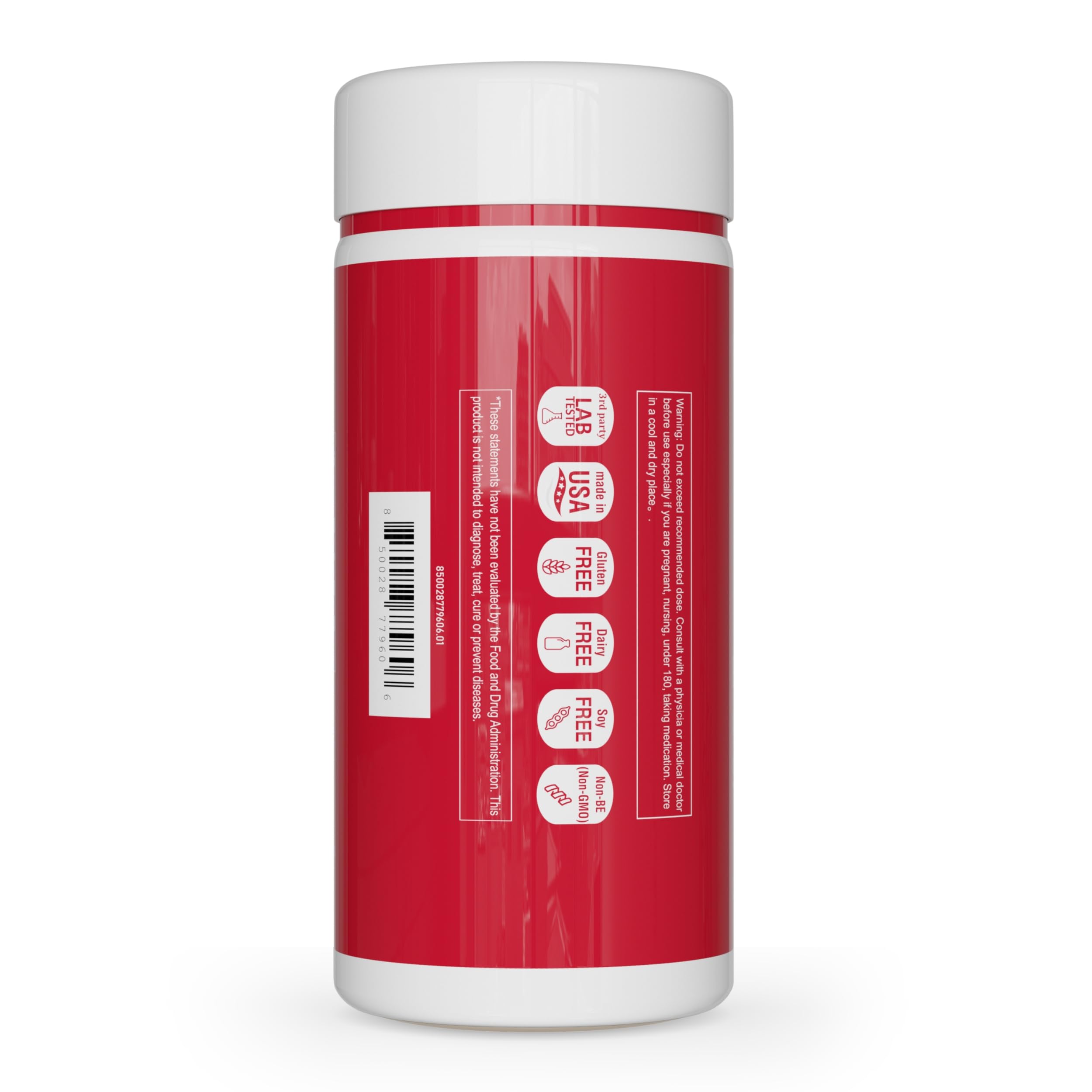 UpNourish Olive Leaf Extract with BERGAVIT product dimensions