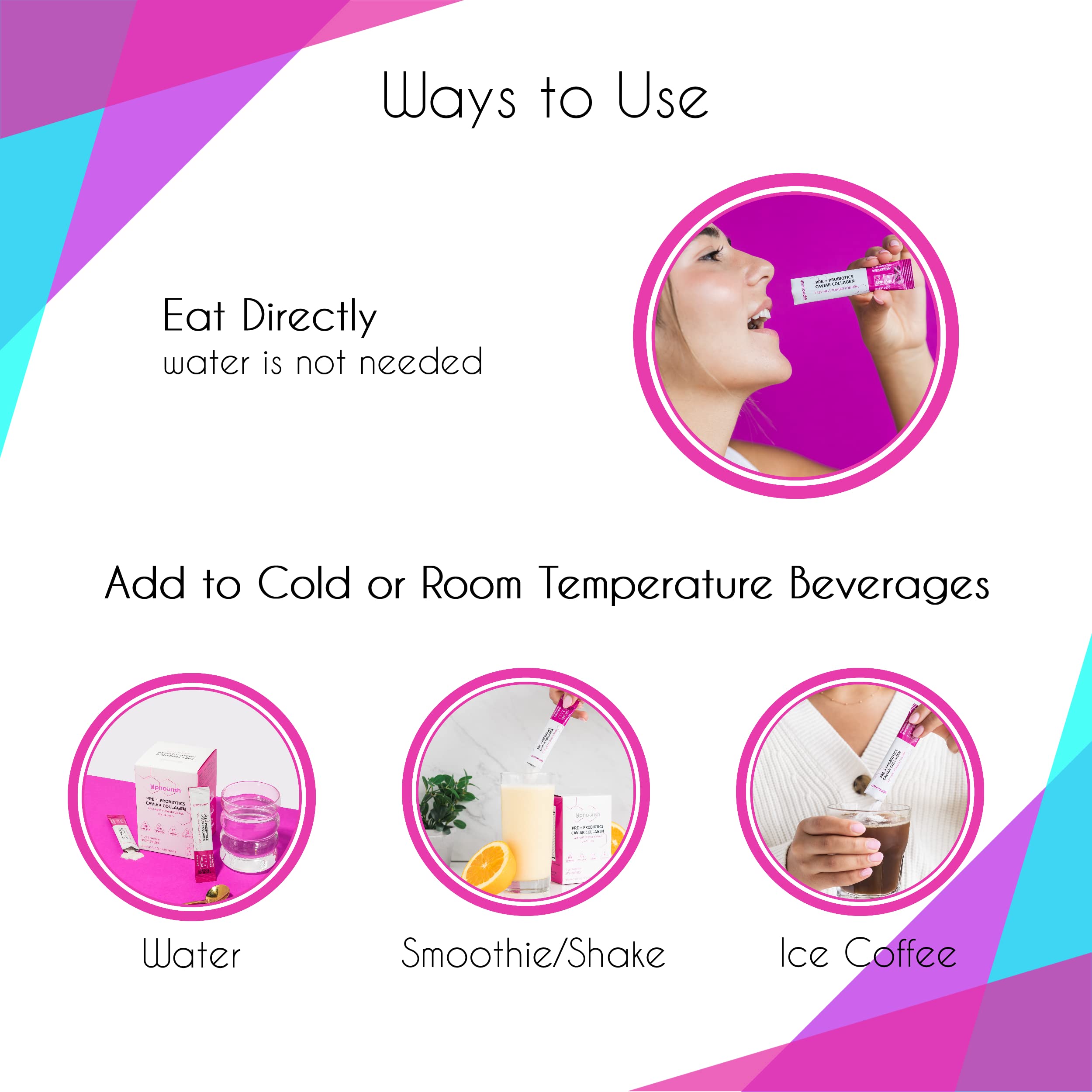 UpNourish Probiotics Caviar Collagen ingredients list