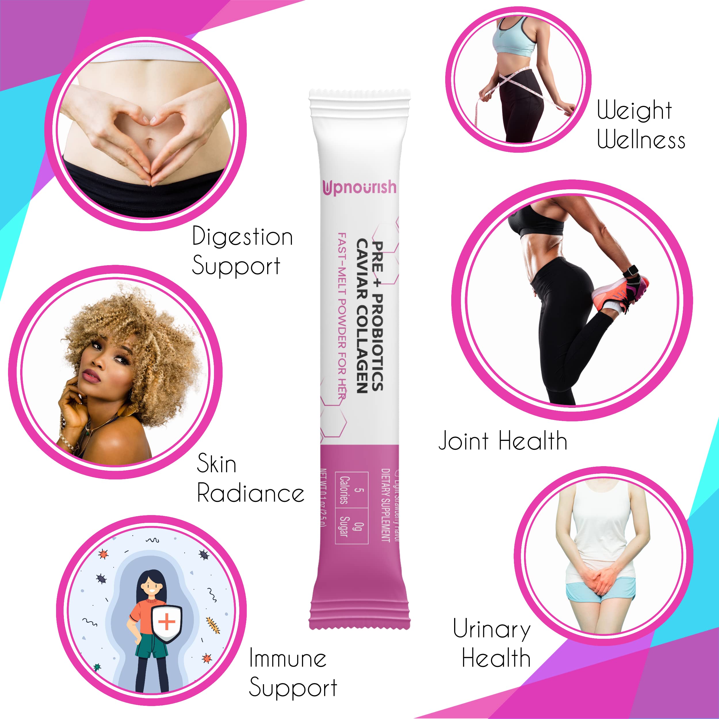 UpNourish Probiotics Caviar Collagen lifestyle scene
