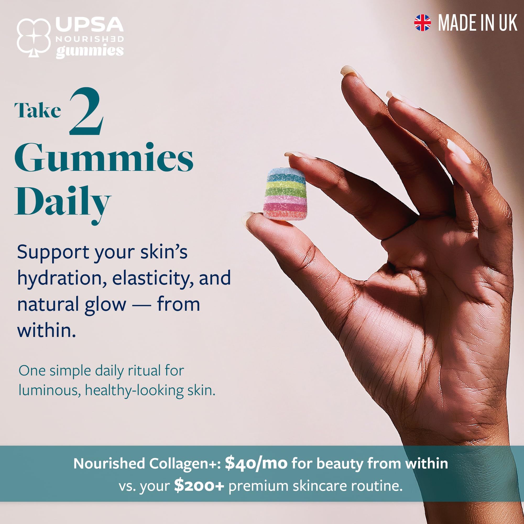 Upsa Collagen Supplement eco-friendly packaging