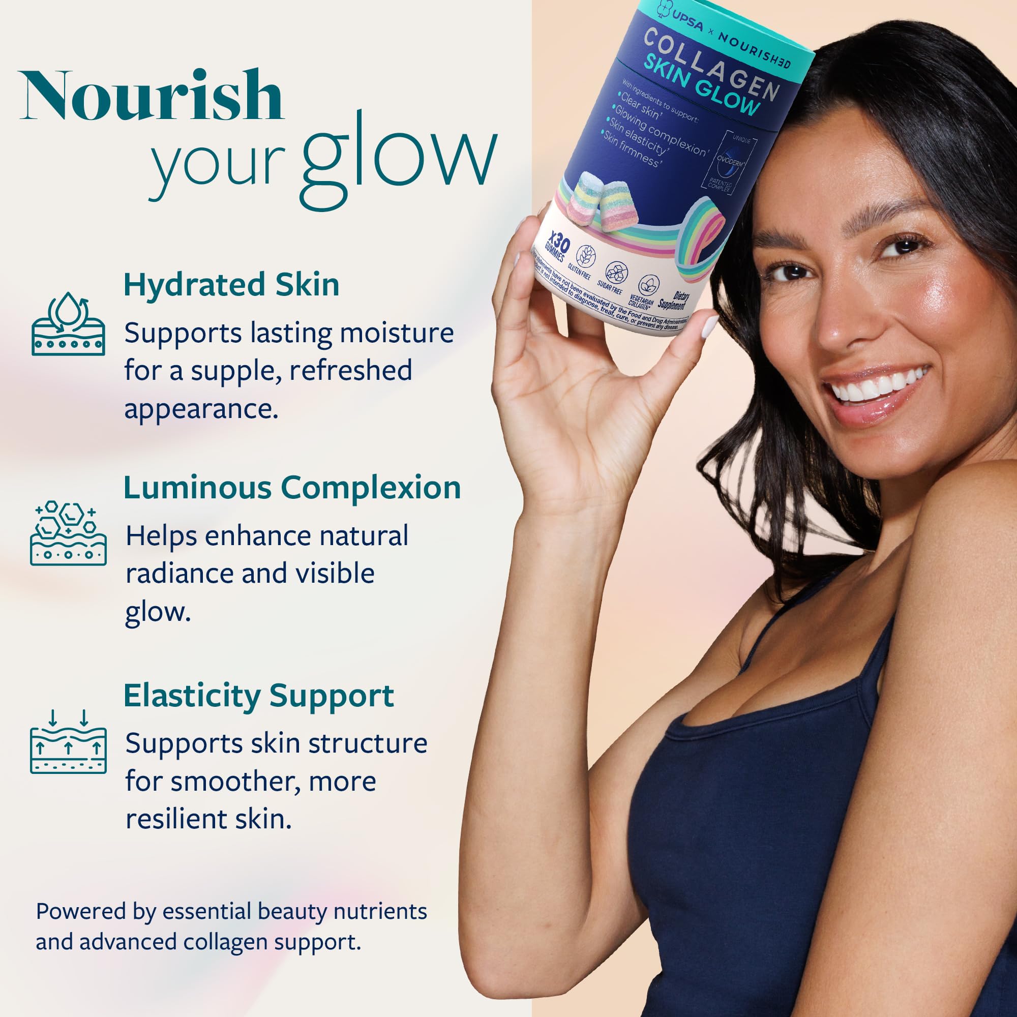 Upsa Collagen Supplement in a lifestyle setting