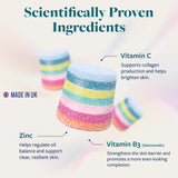 Upsa Collagen Supplement ingredients list close-up