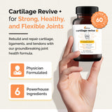 UpWellness Cartilage Revive + Joint Health Supplement bottle side view