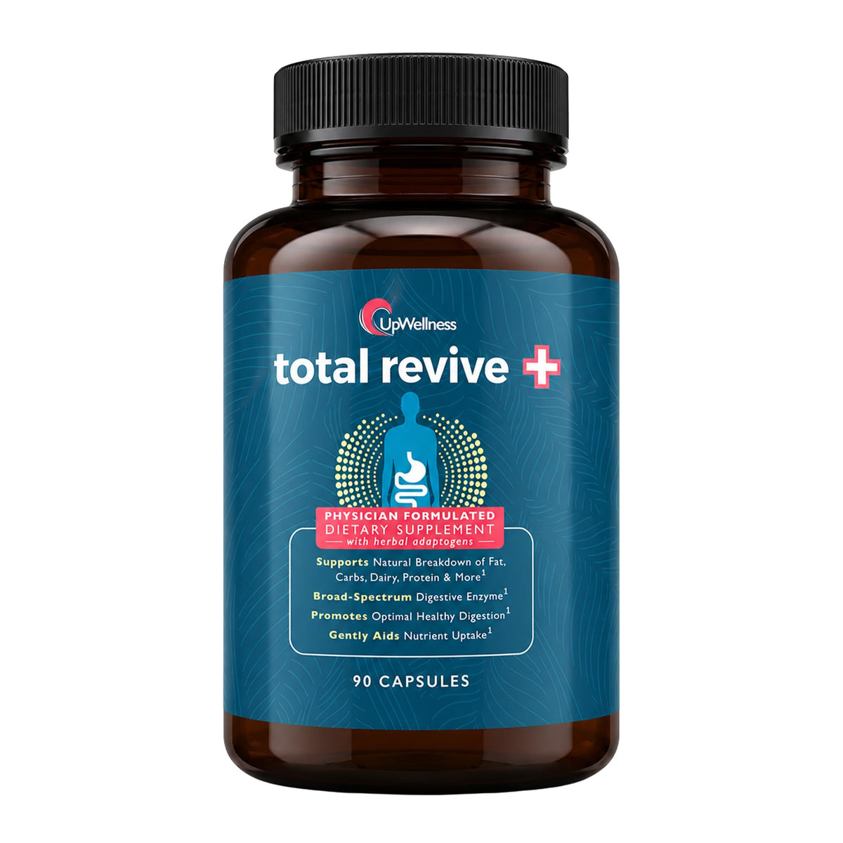 UpWellness Total Revive+ Multi-Enzymes 100g front view