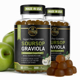 UR Treasure Nutrition Graviola Gummies front view with apple flavour