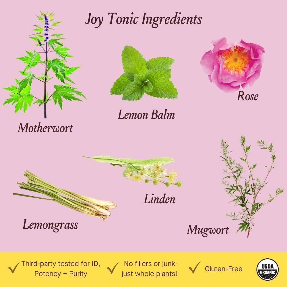 Urban Moonshine Joy Tonic 8 Fl Oz with herbs