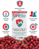 Uriexo Cranberry D-Mannose Supplement ingredients list