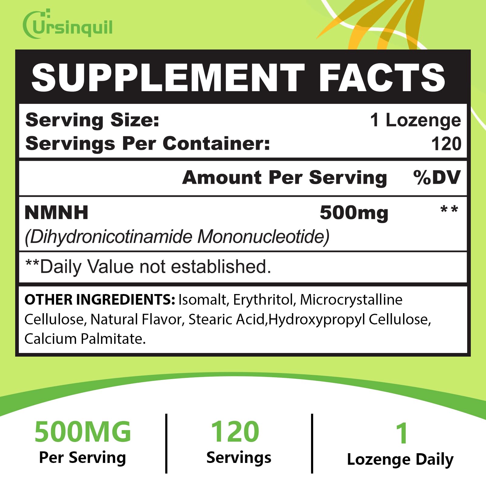Ursinquil NMNH product packaging