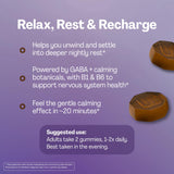 URVI GABA Gummies 5-in-1 Sleep Aid packaging with nutritional information
