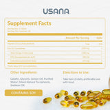 USANA BiOmega Omega-3 Supplement ingredients list