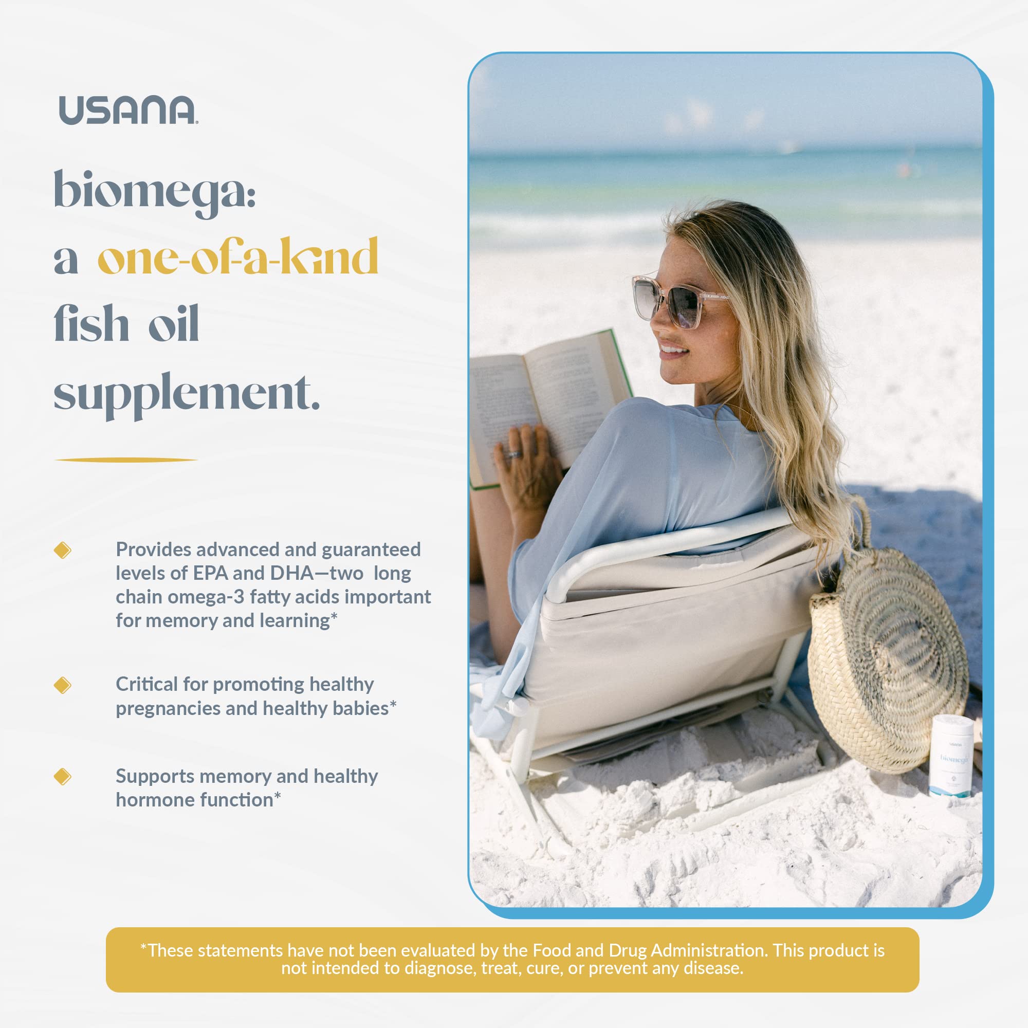 USANA BiOmega Omega-3 Supplement with vitamin D