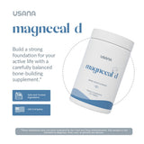 USANA Calcium Supplement 181g side view showing capsule