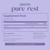 USANA Pure Rest Melatonin dissolvable tablets packaging