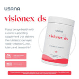 USANA Visionex DS Lutein Supplement side view