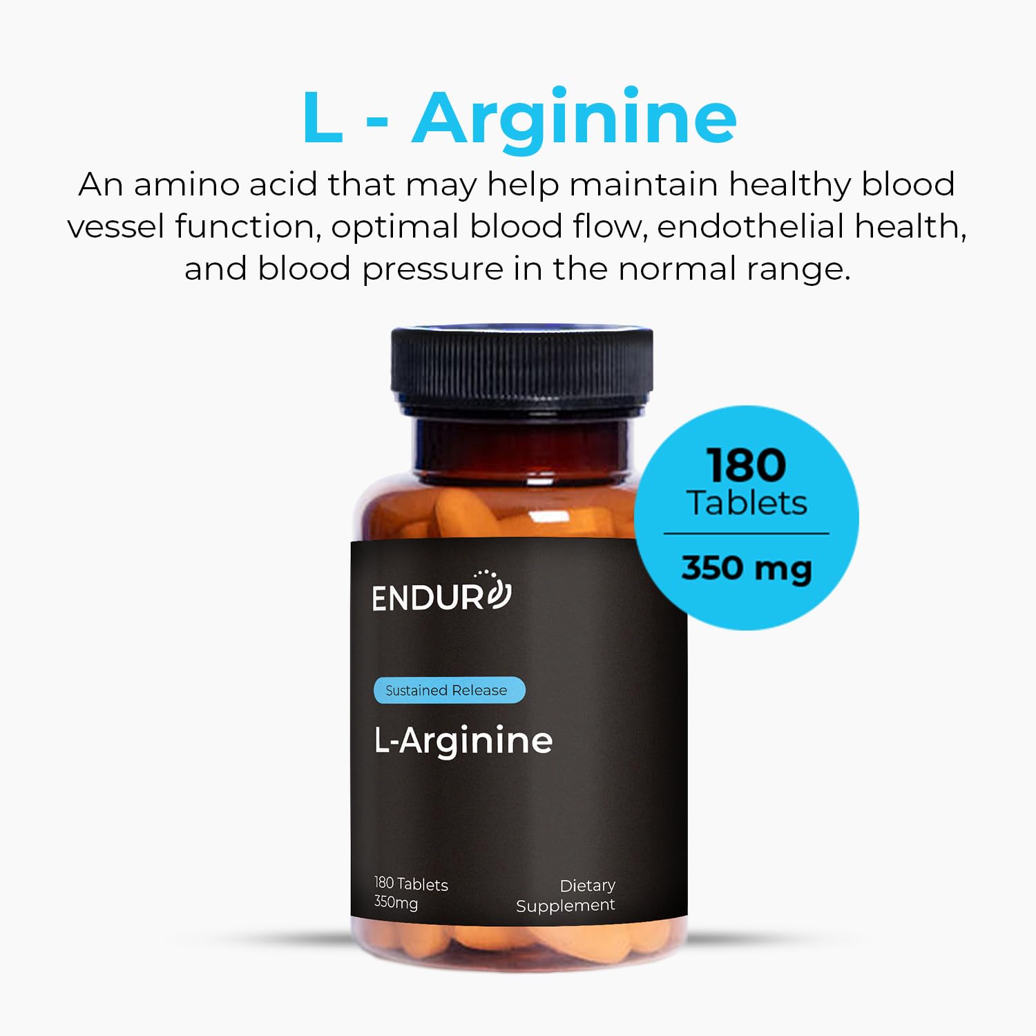 use Products L-Arginine 350mg tablets side view