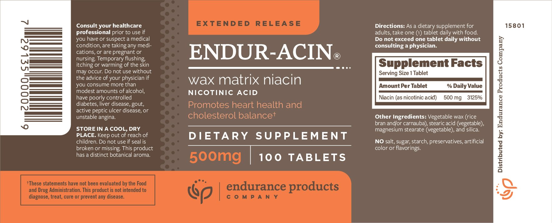 use Products Niacin Supplement 500mg tablet close-up