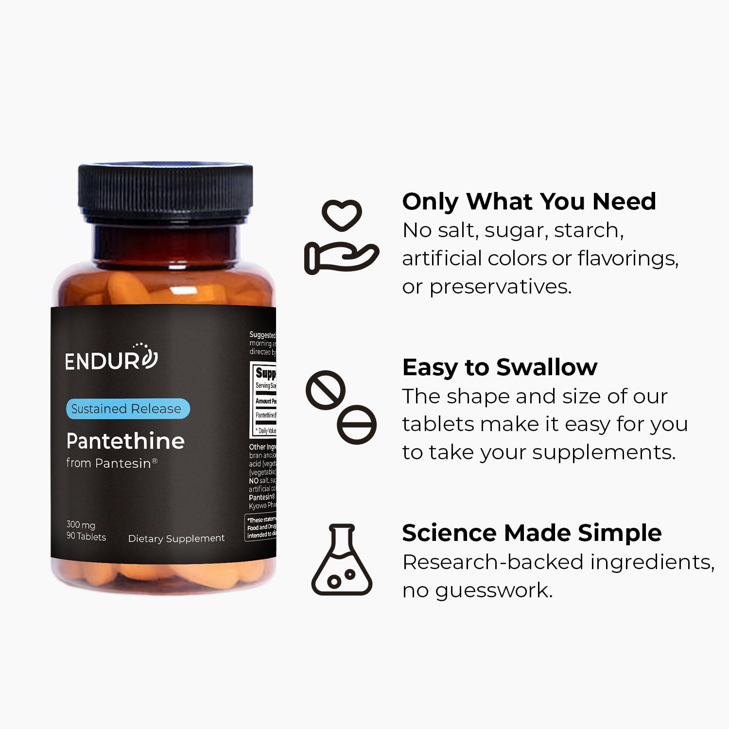 use Products Pantethine Supplement ingredients list