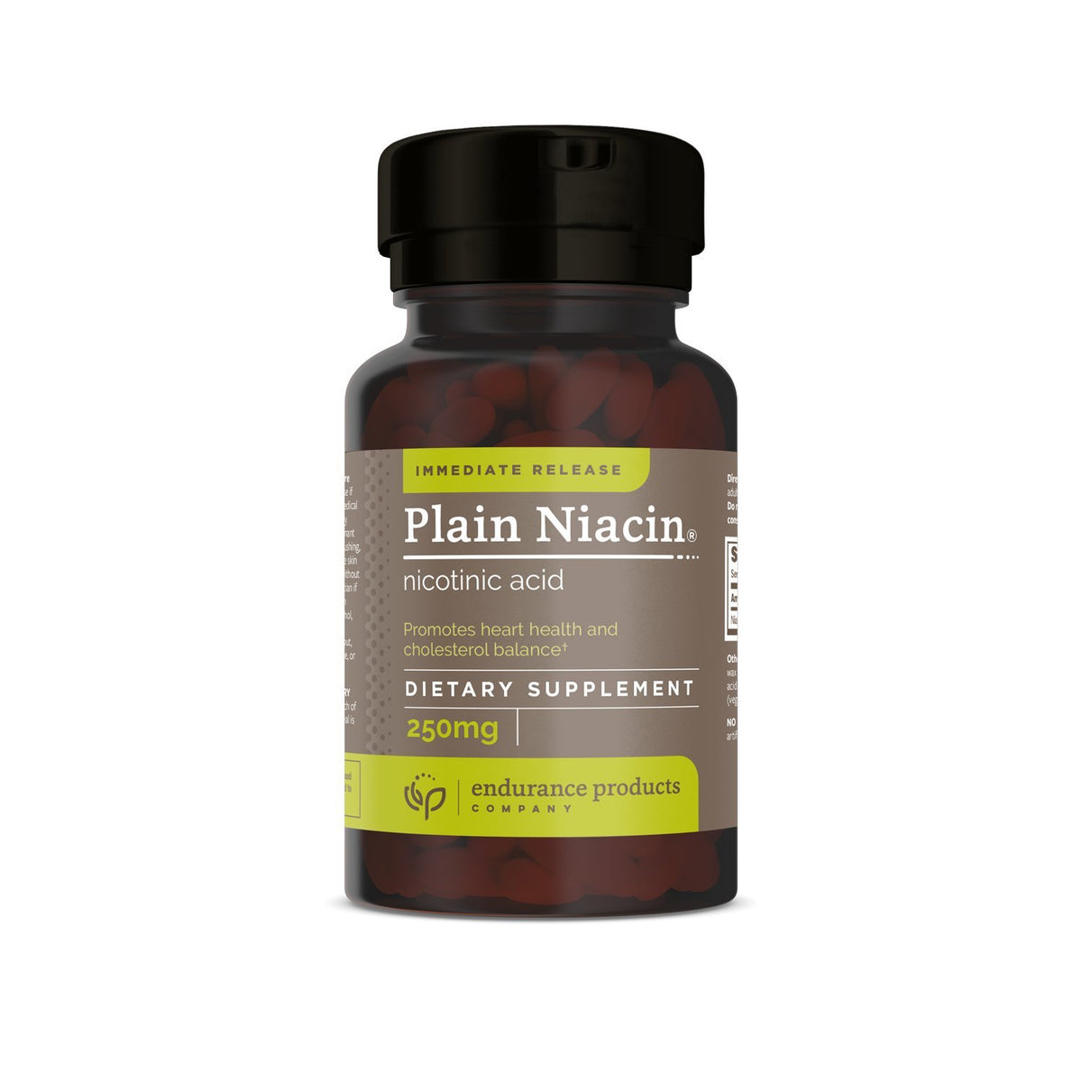 use Products Plain Niacin 500mg Supplement front view