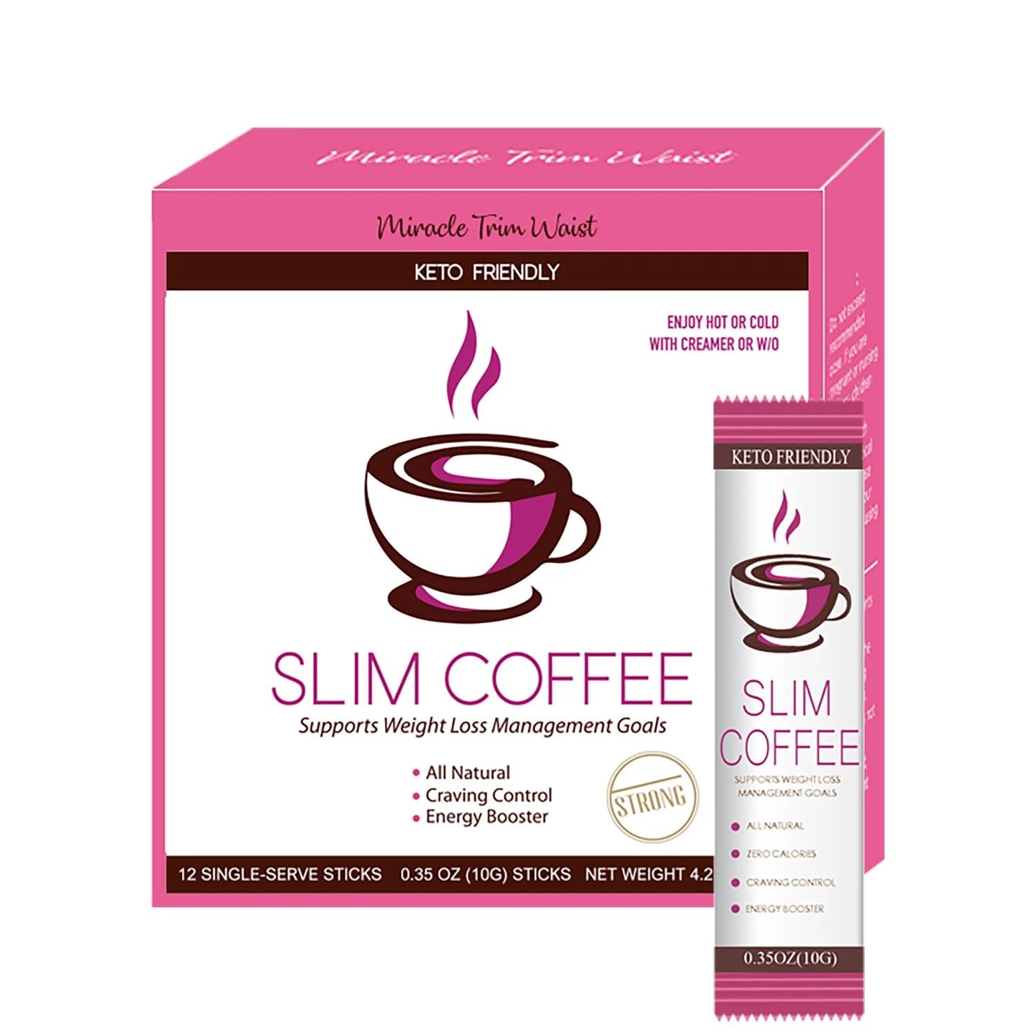 USTAR Green Coffee Bean Slim Coffee in a cup
