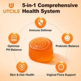 Utcils Prebiotic Gummies showing gummy texture