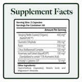Utzy Naturals Allurtica Herbal Supplement capsules in a close-up