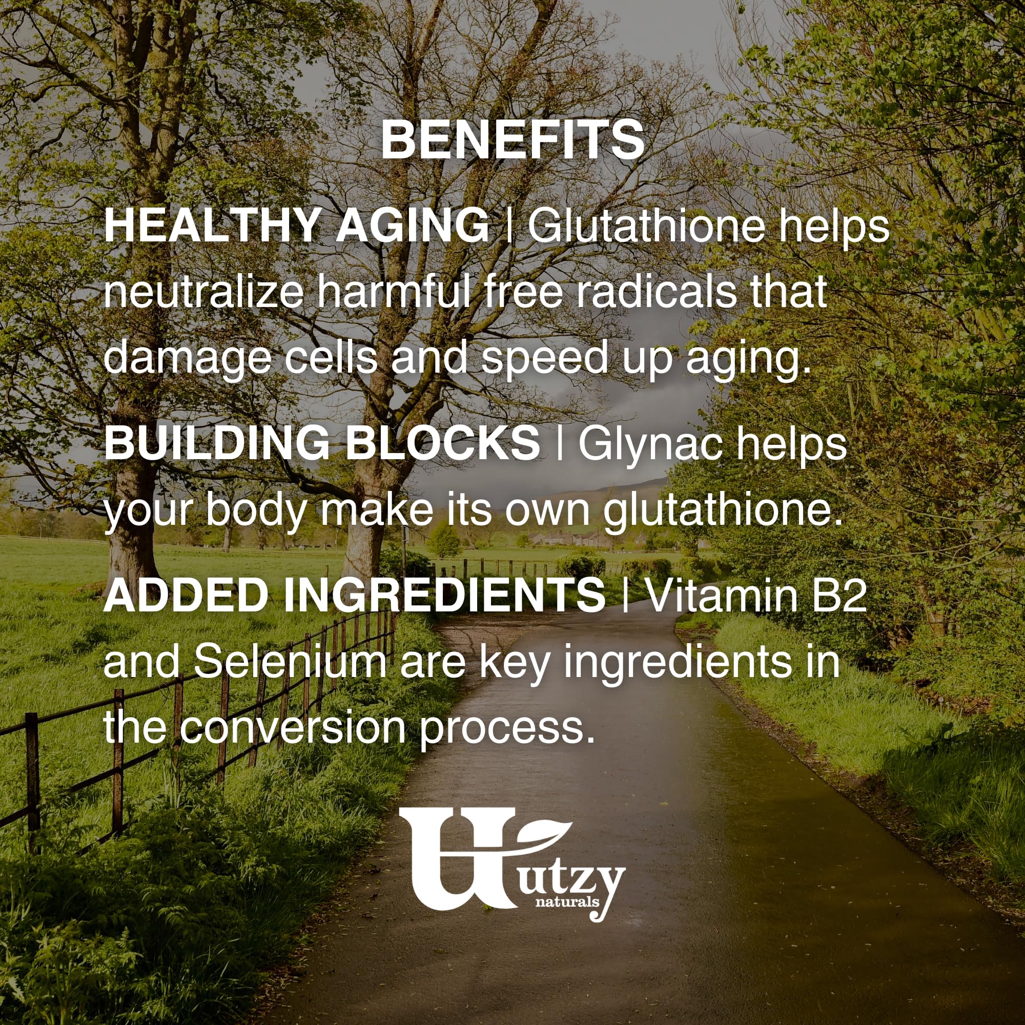 Utzy Naturals Antioxidant Blend Capsules with measuring spoon