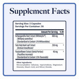 Utzy Naturals Ashwagandha Adaptogen Blend 191g back view