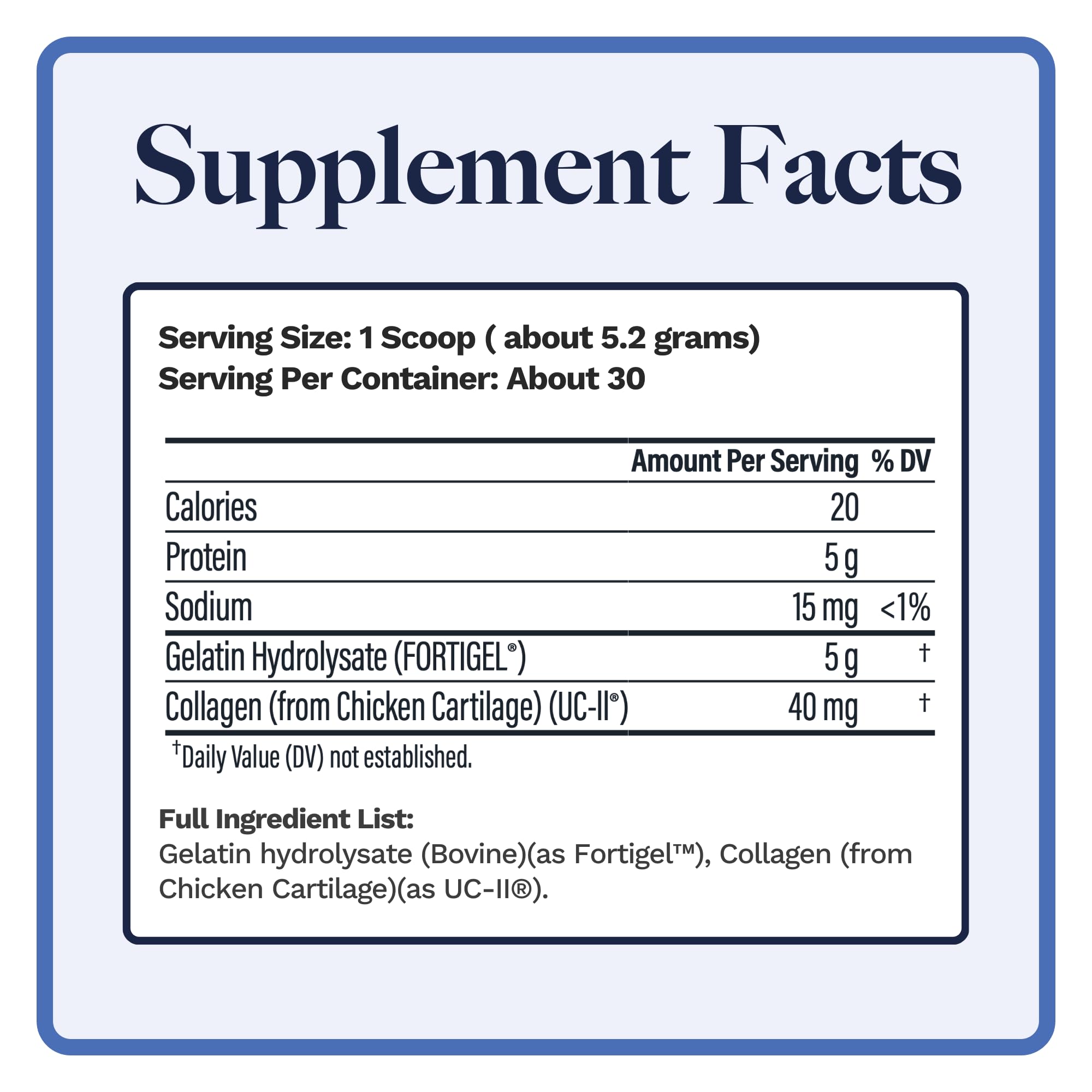 Utzy Naturals Coll-U-Gen Collagen Powder 162g back view