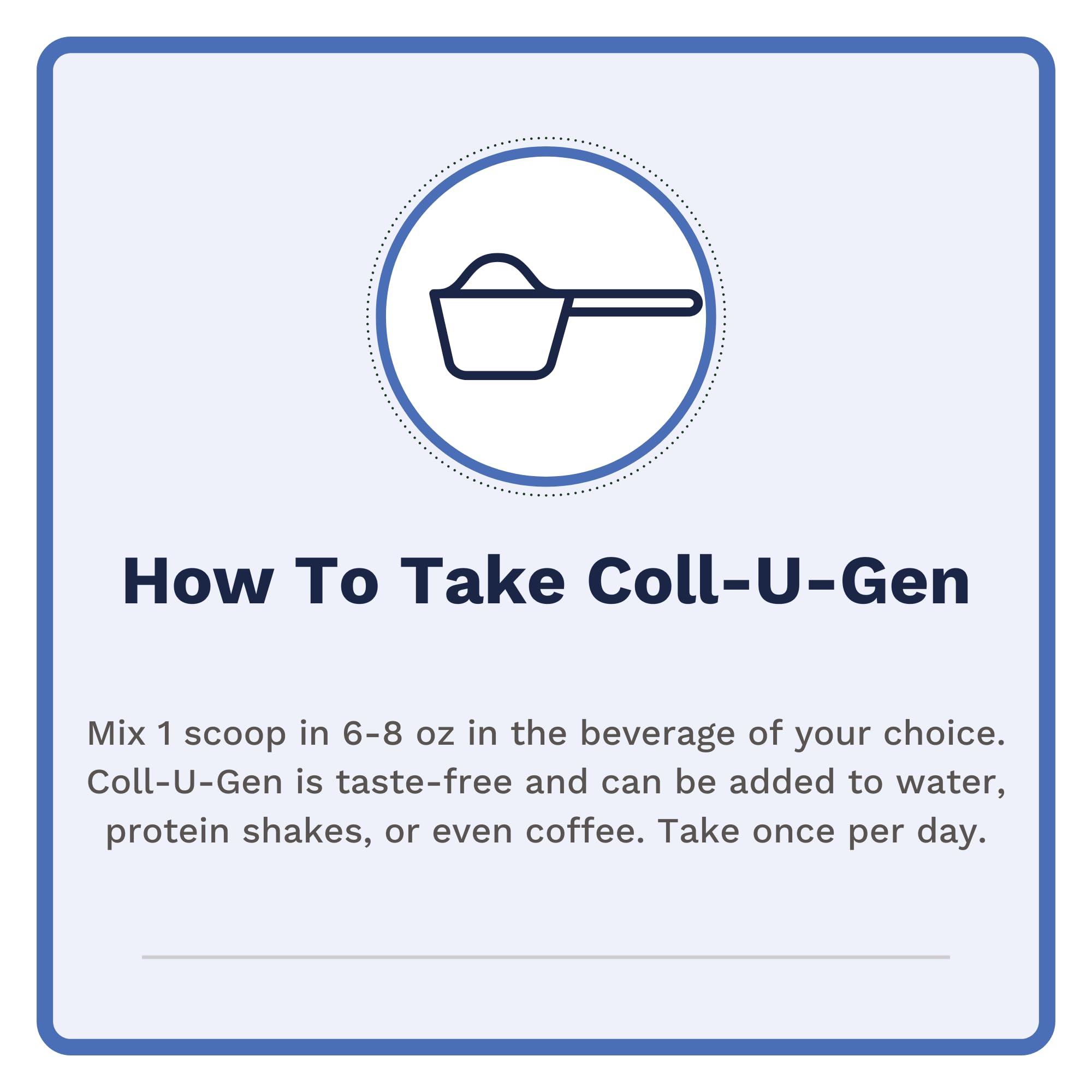 Utzy Naturals Coll-U-Gen Collagen Powder 162g serving suggestion