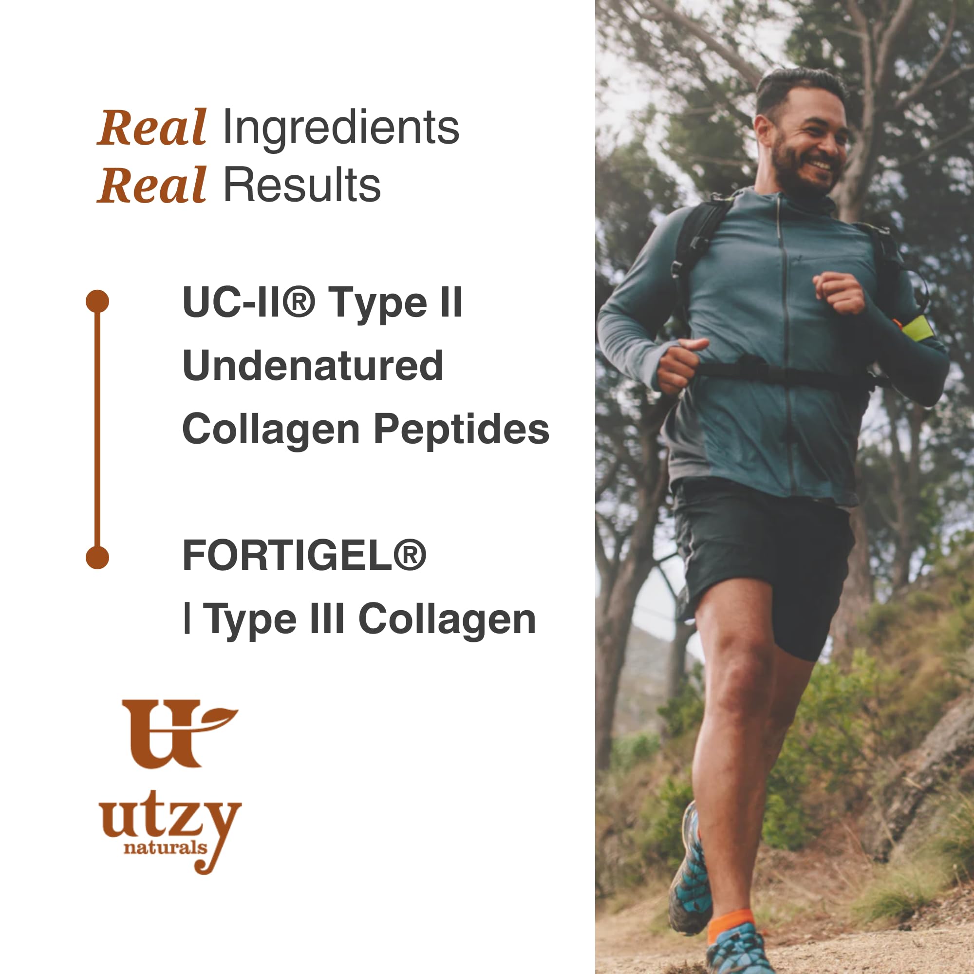 Utzy Naturals Coll-U-Gen Collagen Powder 162g with Vitamin C