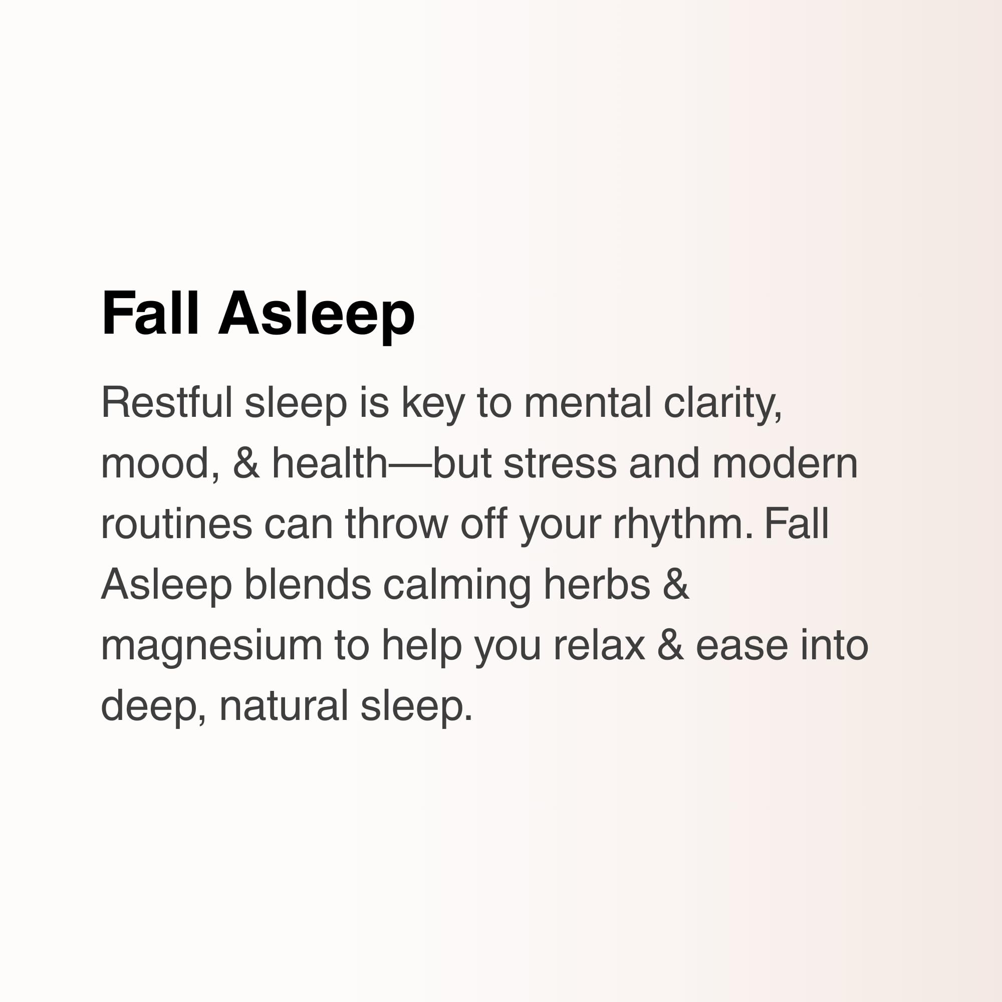Utzy Naturals Fall Asleep capsules on a wooden table
