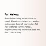 Utzy Naturals Fall Asleep capsules on a wooden table