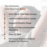 Utzy Naturals Magnesium Glycinate Sleep Supplement on a table