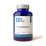 Utzy Naturals Nattokinase 2000 FU supplement bottle front view