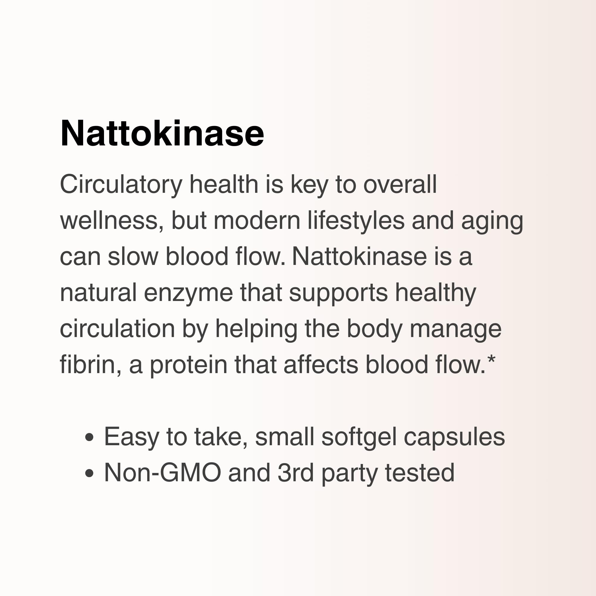 Utzy Naturals Nattokinase 2000 FU supplement bottle side view