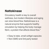 Utzy Naturals Nattokinase 2000 FU supplement bottle side view
