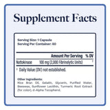 Utzy Naturals Nattokinase 2000 FU supplement capsules close-up