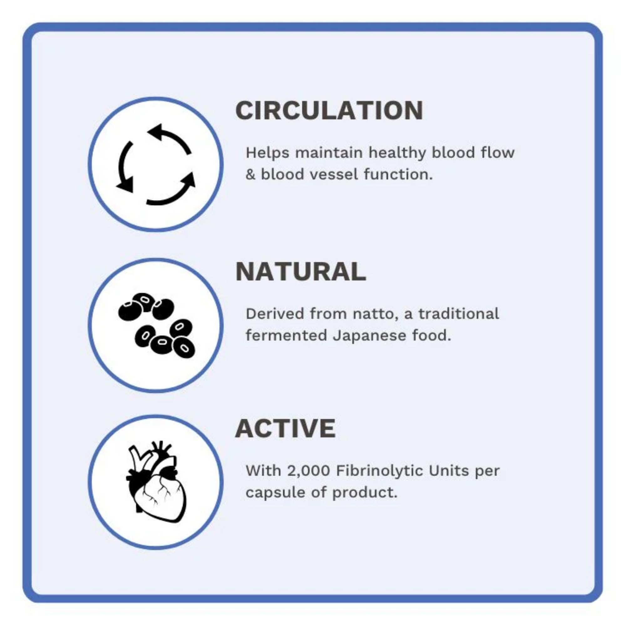 Utzy Naturals Nattokinase 2000 FU supplement capsules on a wooden surface