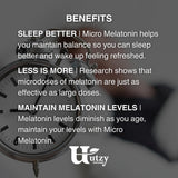 Utzy Naturals Sleep Supplement micro-tablets close-up