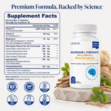 UXOEJIK Magnesium L-Threonate supplement side view showing capsule details