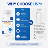 UXOEJIK Magnesium L-Threonate supplement with vitamins D and K2
