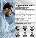 UXOEJIK Moringa Extract Capsules 8000mg vegan capsules close-up