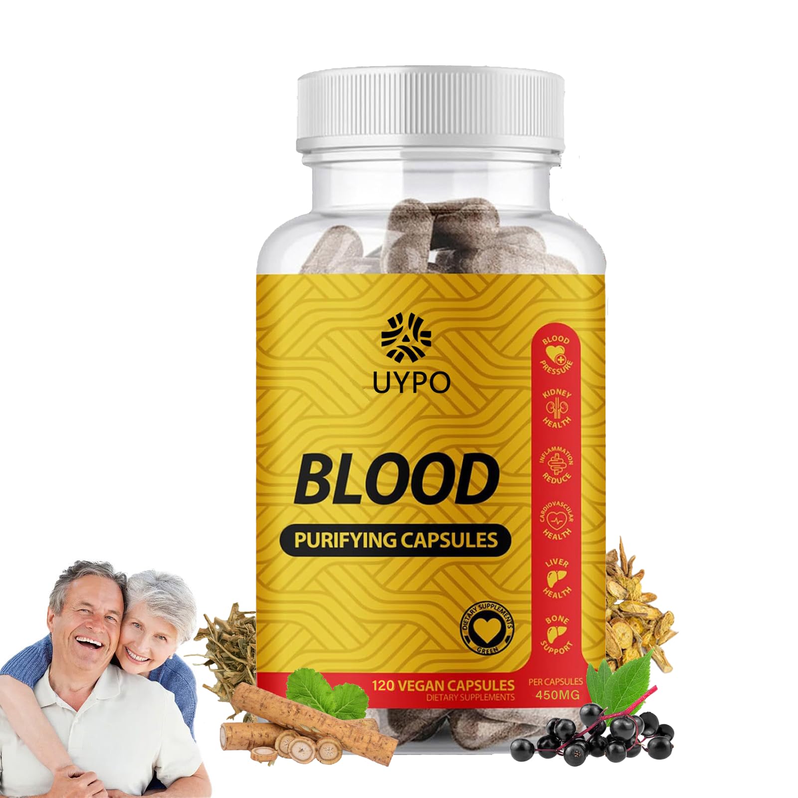 UYPO Blended Vitamin & Mineral Supplement front view packaging