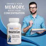 V I T A M I N S ORGANIC FARMS Neuro Care Brain Support Supplement capsule close-up