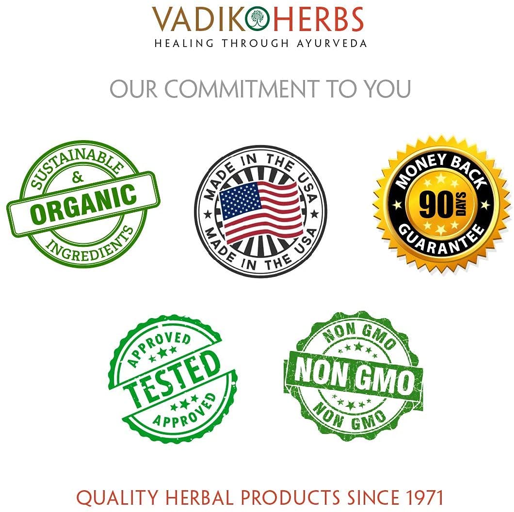 Vadik Herbs Jatamansi Extract capsules in a hand