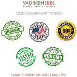 Vadik Herbs Jatamansi Extract capsules in a hand