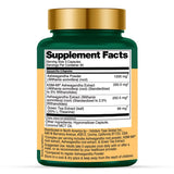 VAHDAM Ashwagandha Capsules 1800mg bottle side view