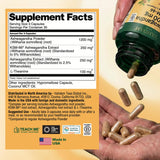 VAHDAM Ashwagandha Capsules 1800mg ingredients list