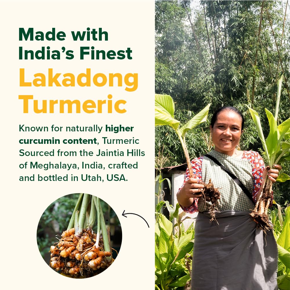 VAHDAM Turmeric Curcumin Capsules with Boswellia